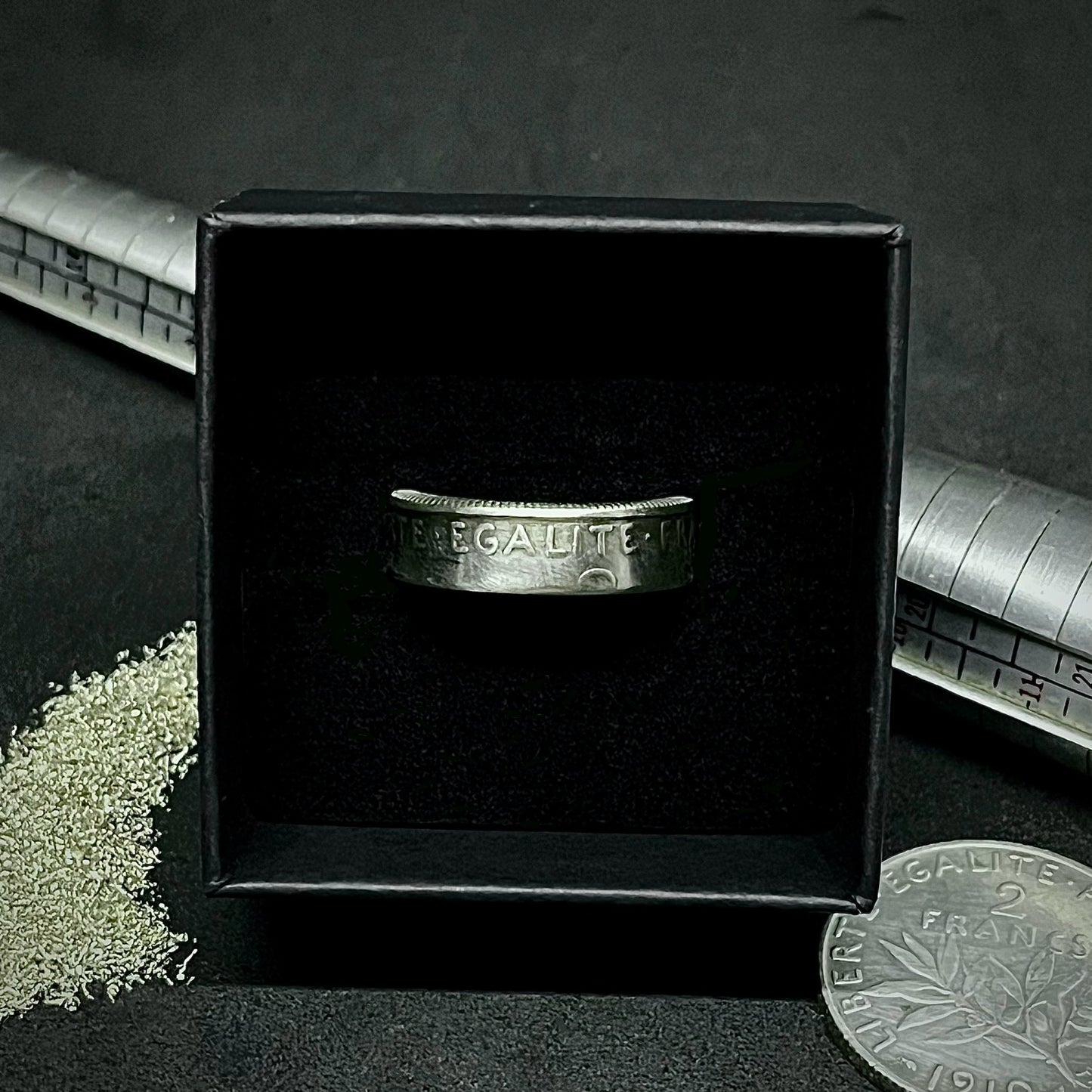 Bague Argent – Pièce 2 Francs Semeuse