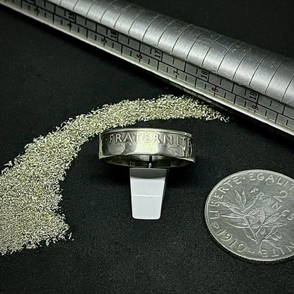 Bague 2 Francs Semeuse en argent