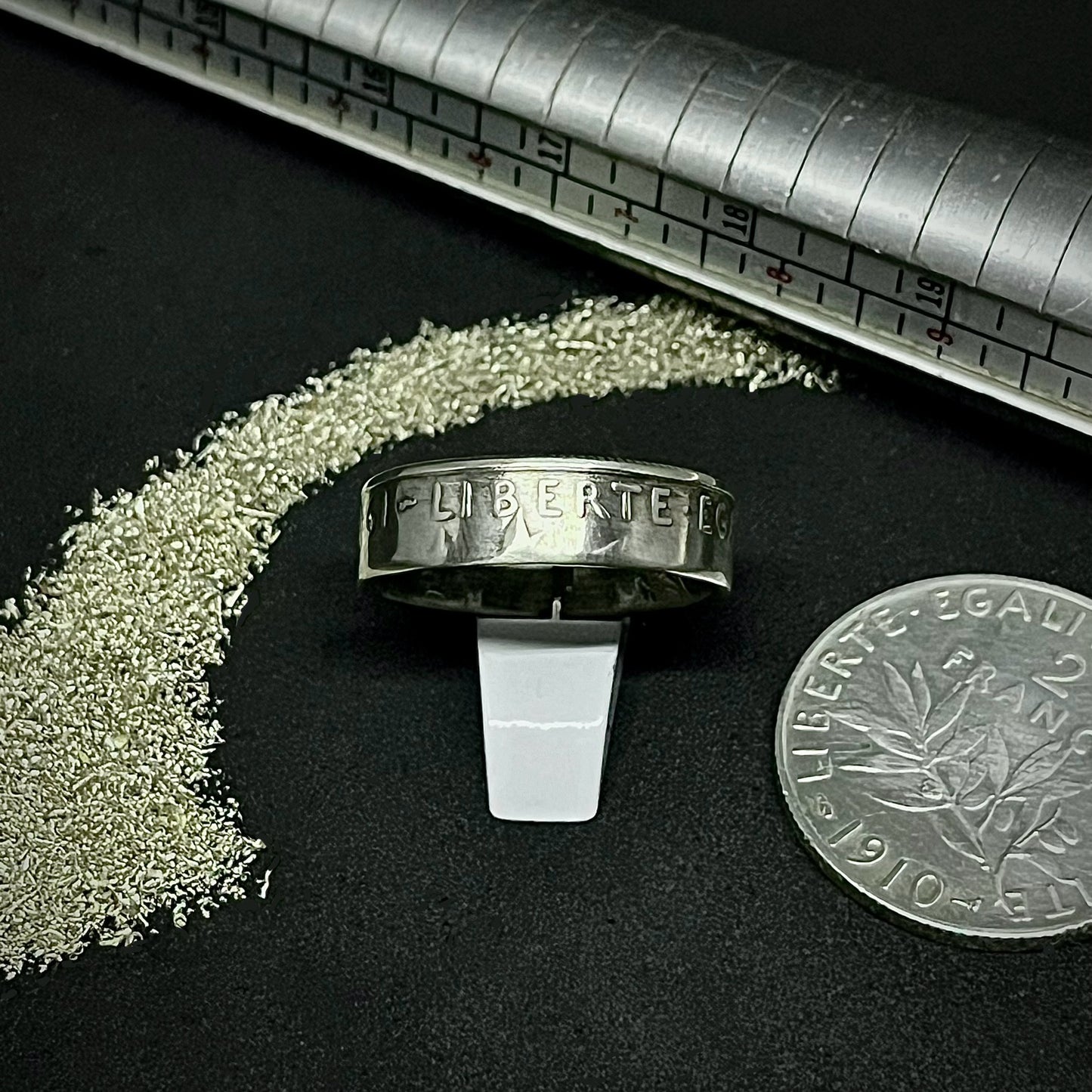 Bague Argent – Pièce 2 Francs Semeuse