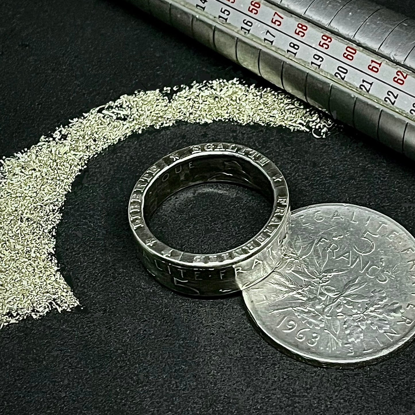 Bague Argent – Pièce 5 Francs Semeuse