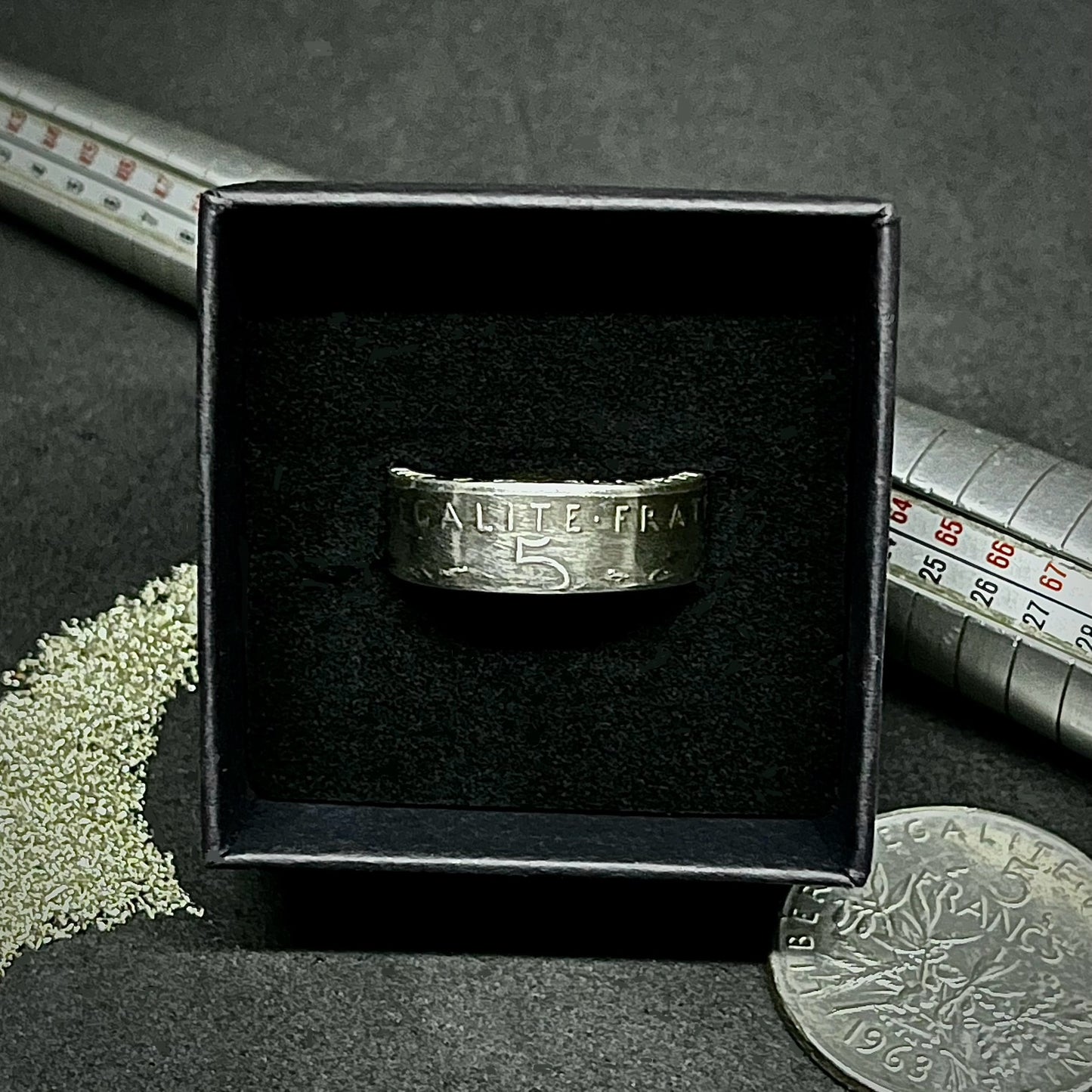 Bague Argent – Pièce 5 Francs Semeuse