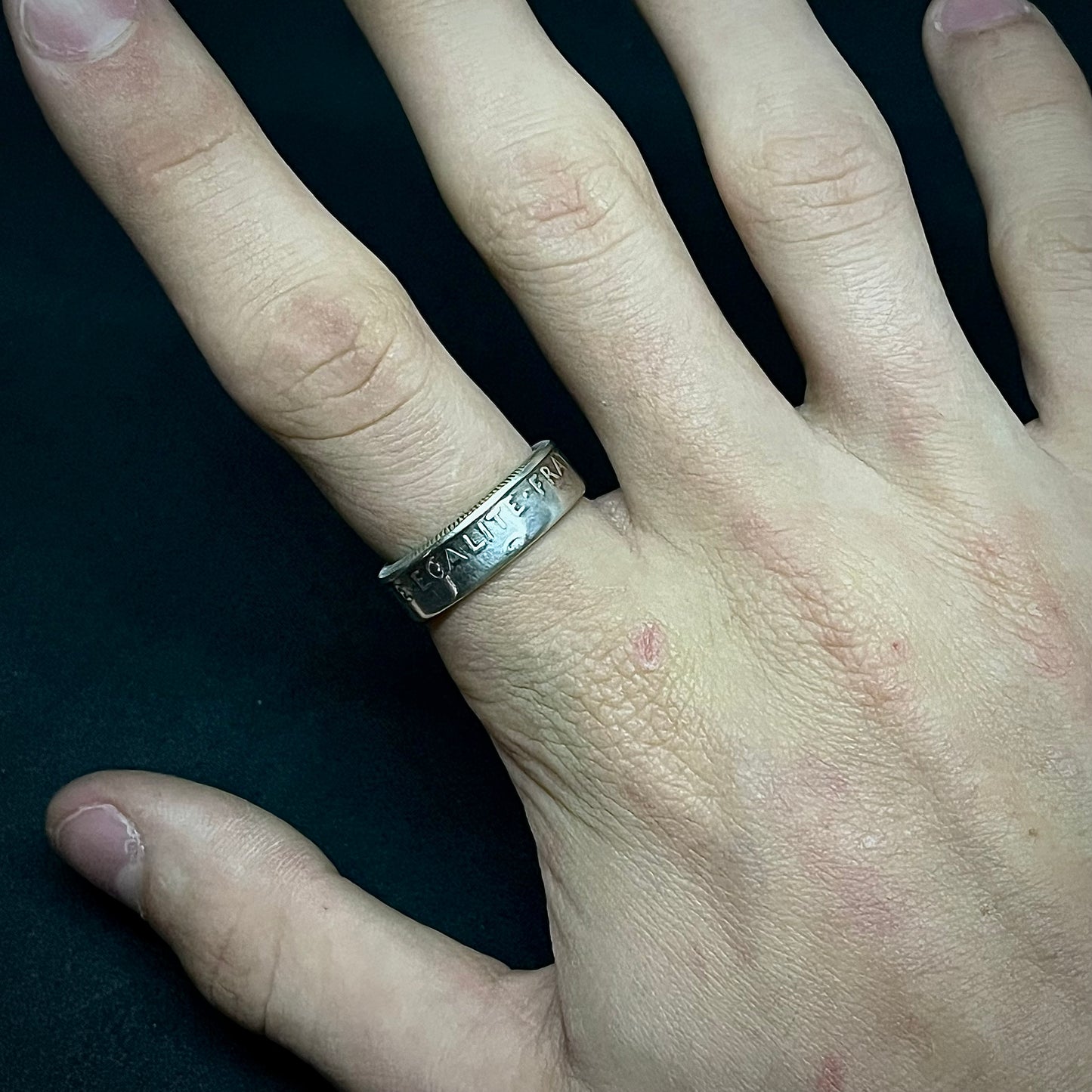 Bague Argent – Pièce 2 Francs Semeuse
