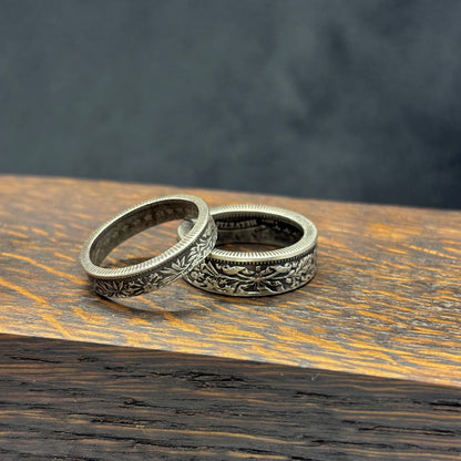 Bague 1 Franc Suisse en argent