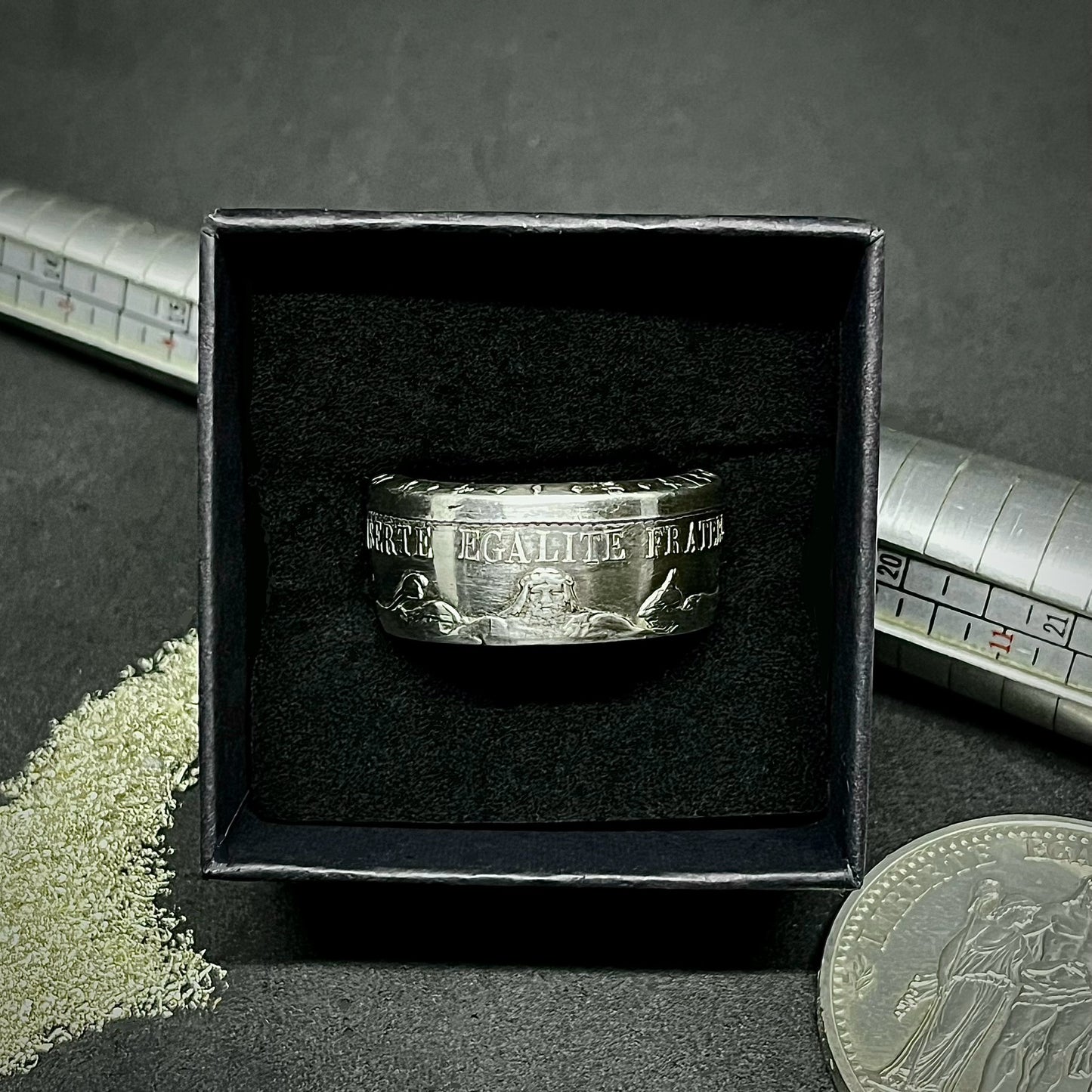 Bague Argent – Pièce 10 Francs Hercule