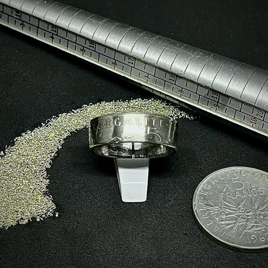 Bague Argent – Pièce 5 Francs Semeuse