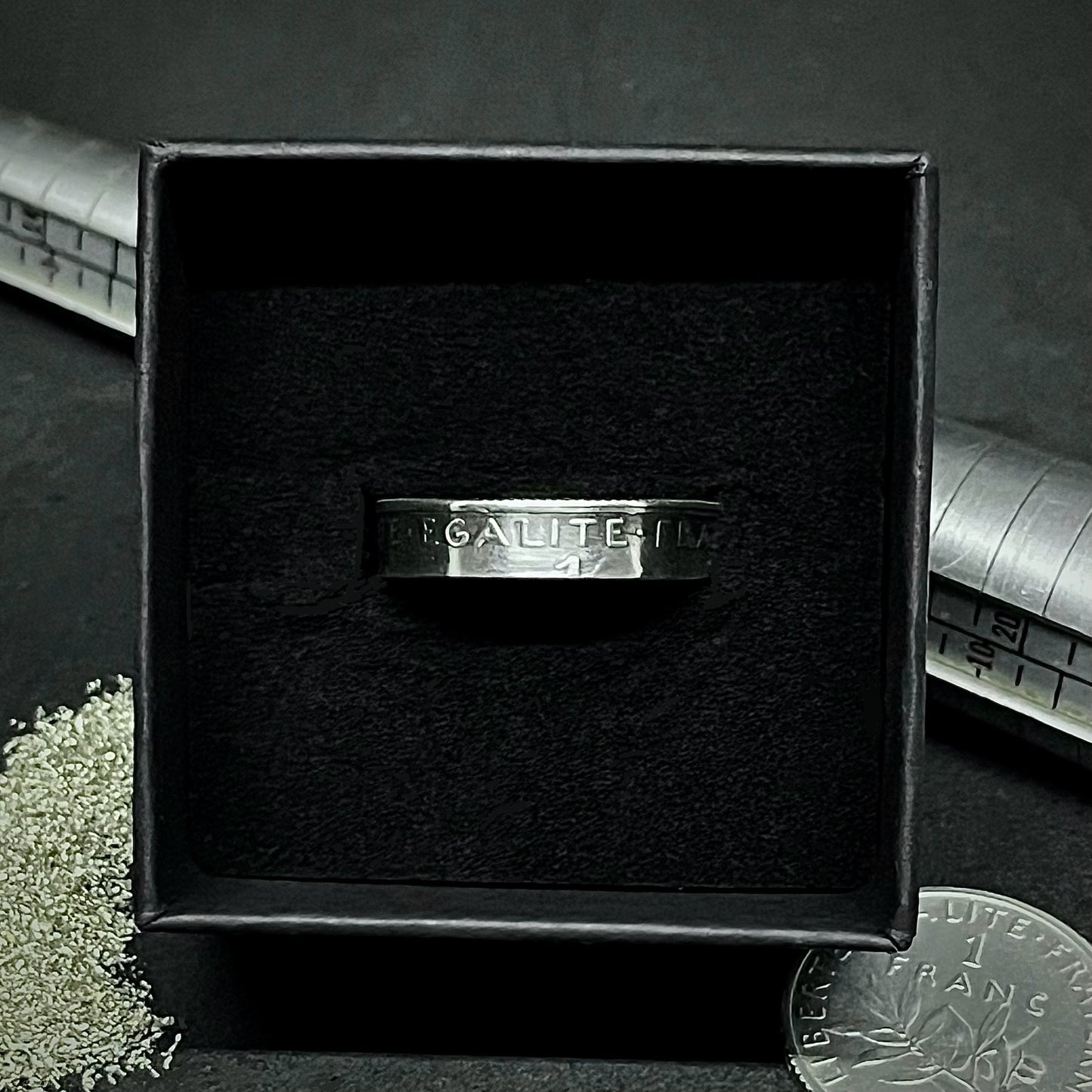 Bague Argent – Pièce 1 Franc Semeuse