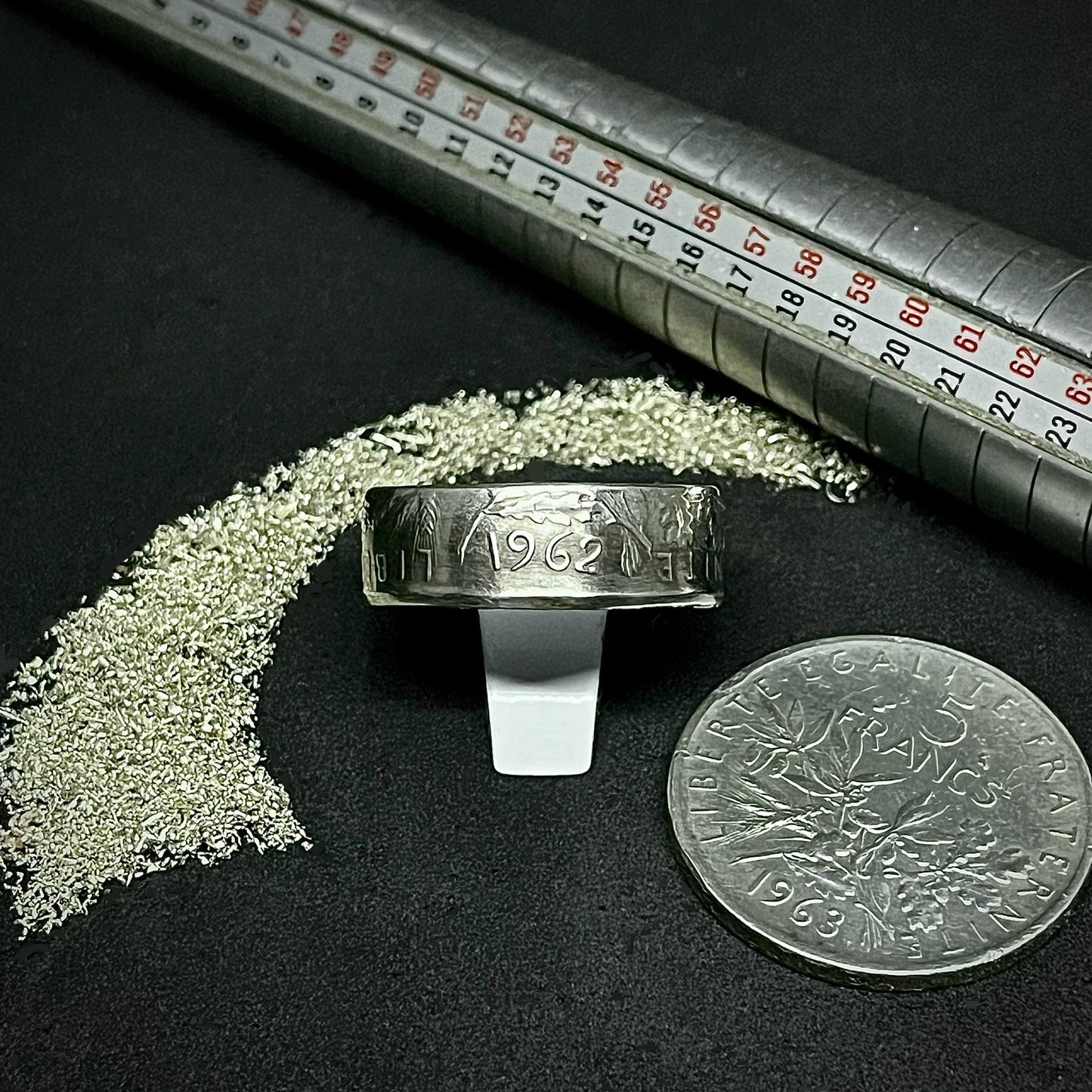 Bague Argent – Pièce 5 Francs Semeuse